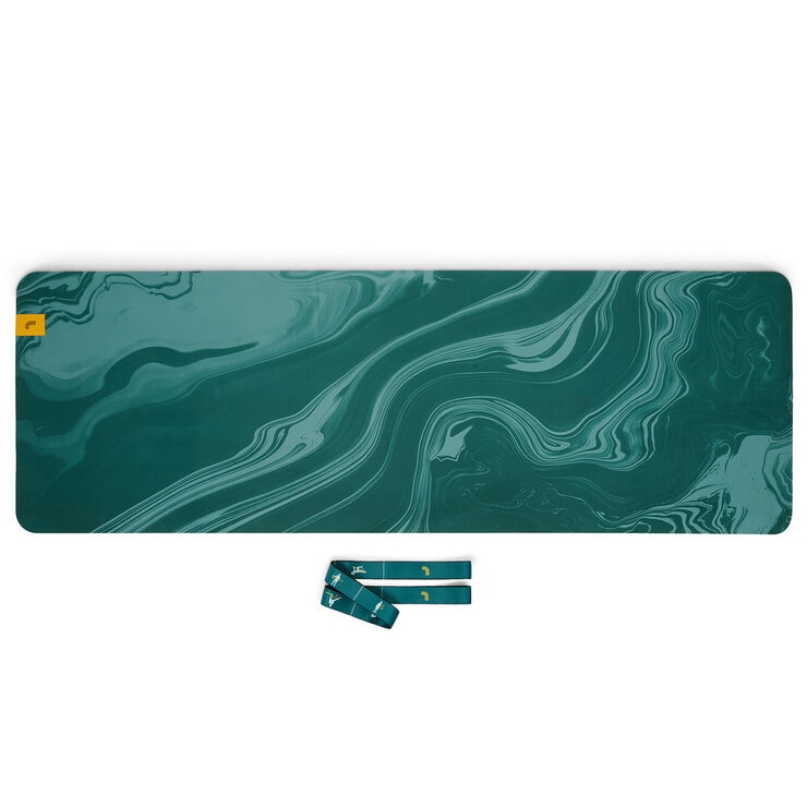 Lole Yoga Mat in Dark Teal Marble Lole Yoga Mat in Dark Teal Marble