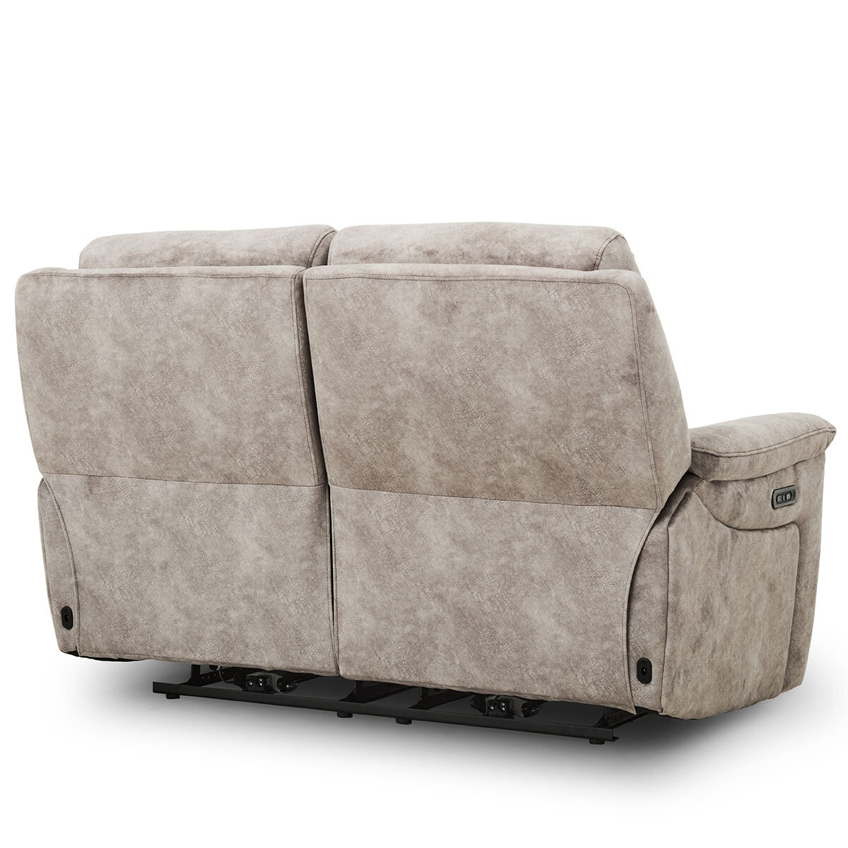 Oscar Grey Fabric Power Reclining 2 Seater Sofa with Power Headrest