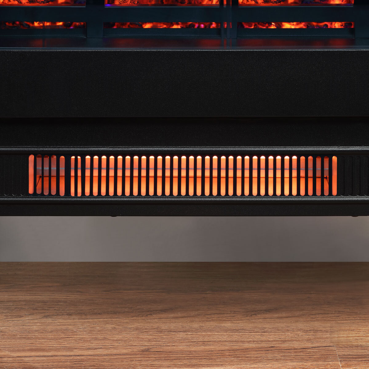Bayside Furnishings Electric Stove in Black, 1.8kW