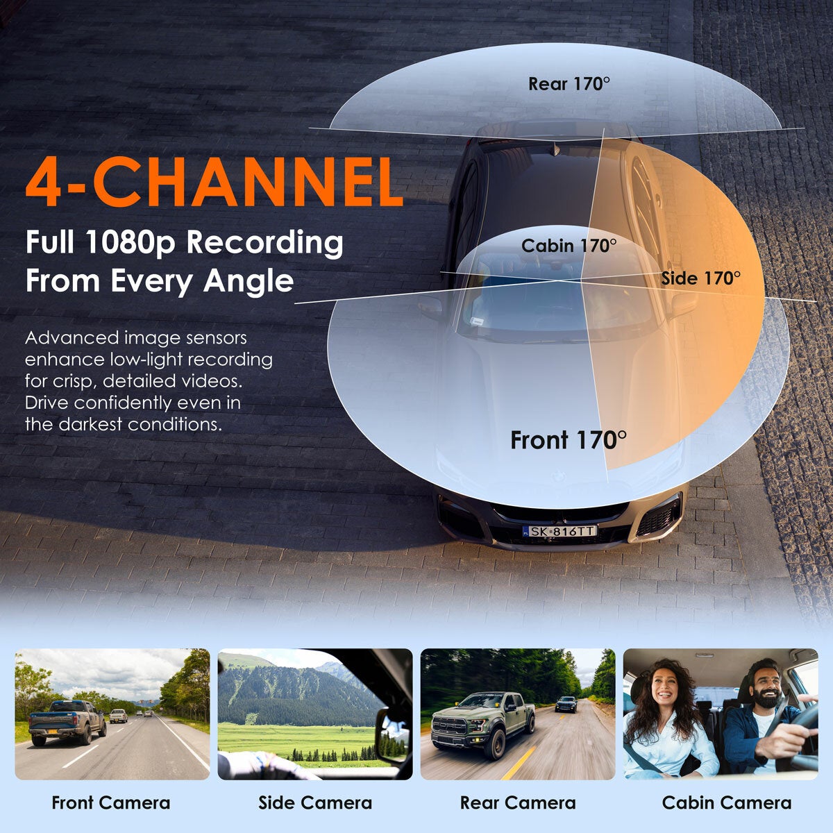 Rexing R4-MD Front and Rear Facing Dash Cam Rexing R4-MD Front and Rear Facing Dash Cam