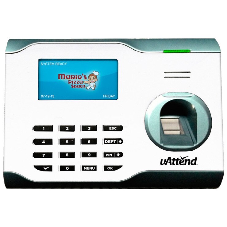 uAttend BN5000 Biometric Fingerprint Time Clock Costco UK