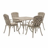 Bramblecrest Milan 5 Piece Dining Set in Stone Bramblecrest Milan 5 Piece Dining Set in Stone