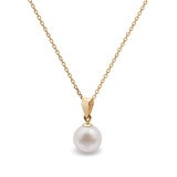 7.5mm Akoya Pearl Pendant, 18ct Yellow Gold