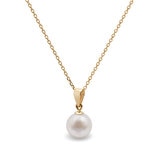 7.5mm Akoya Pearl Pendant, 18ct Yellow Gold