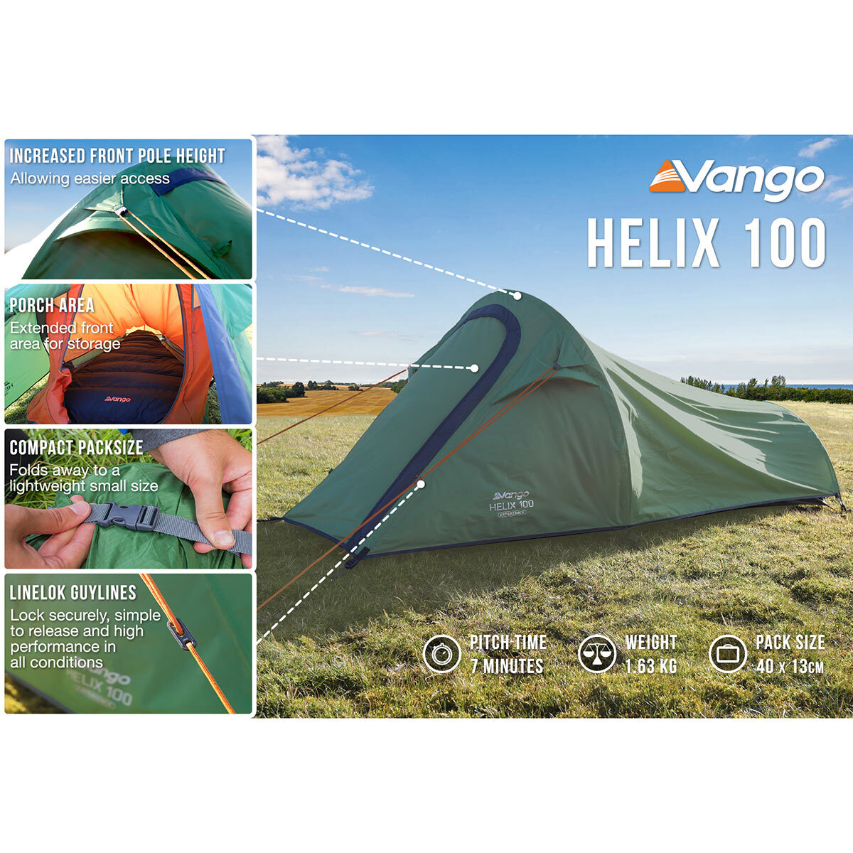 Vango Helix 100 1 Person Tent