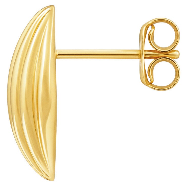14ct Yellow Gold Textured Cushion Stud Earrings 14ct Yellow Gold Textured Cushion Stud Earrings