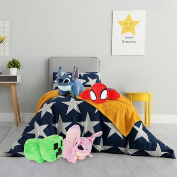 Licensed Character Children's Pillow Play Pal in 4 Characters Licensed Character Children's Pillow Play Pal in 4 Characters