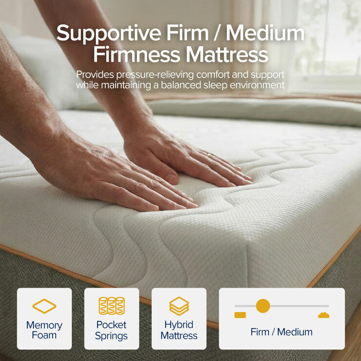 Dormeo Options Hybrid Mattress in 5 Sizes