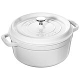 Staub 26cm Round Cast Iron Cocotte in 2 Colours