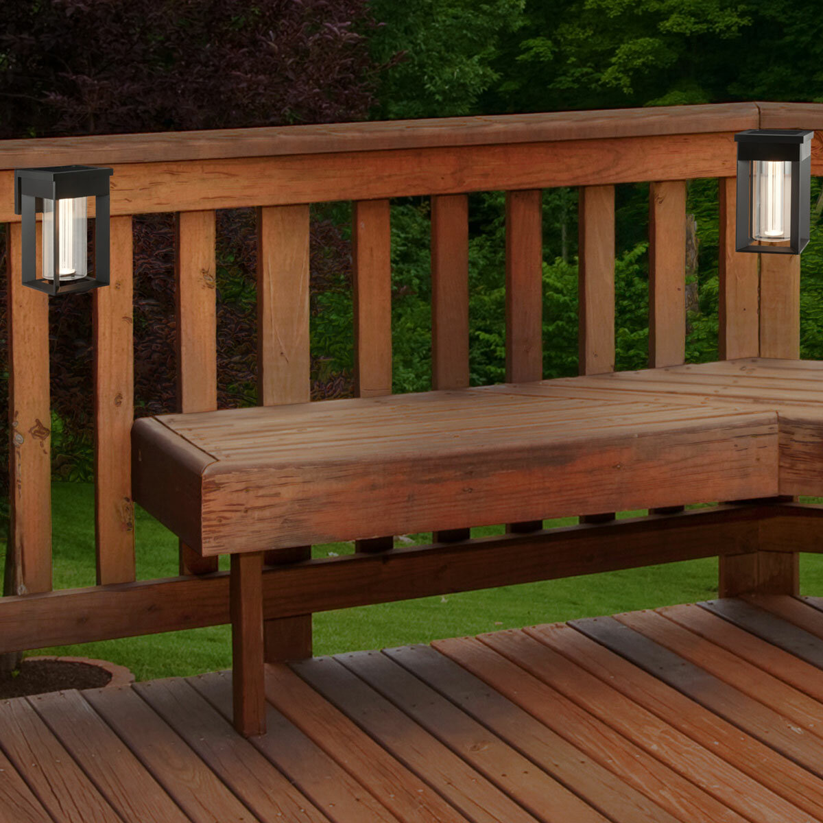 Naturally Solar Wall Accent Lights - 4 Pack