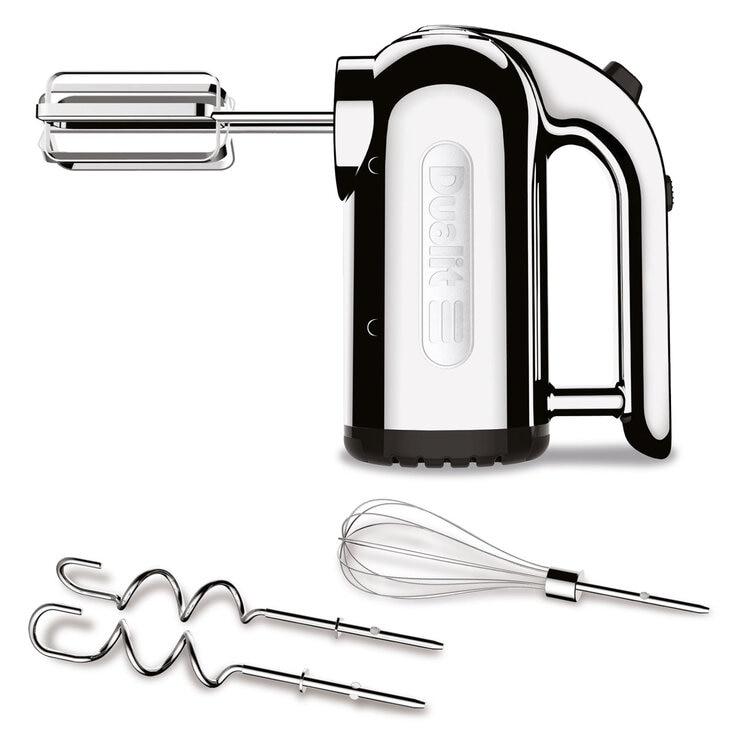 Dualit Hand Mixer in Chrome with Attachments