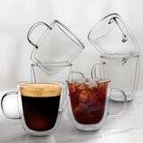 Mesa Double Wall Mug Set, 6 Pack