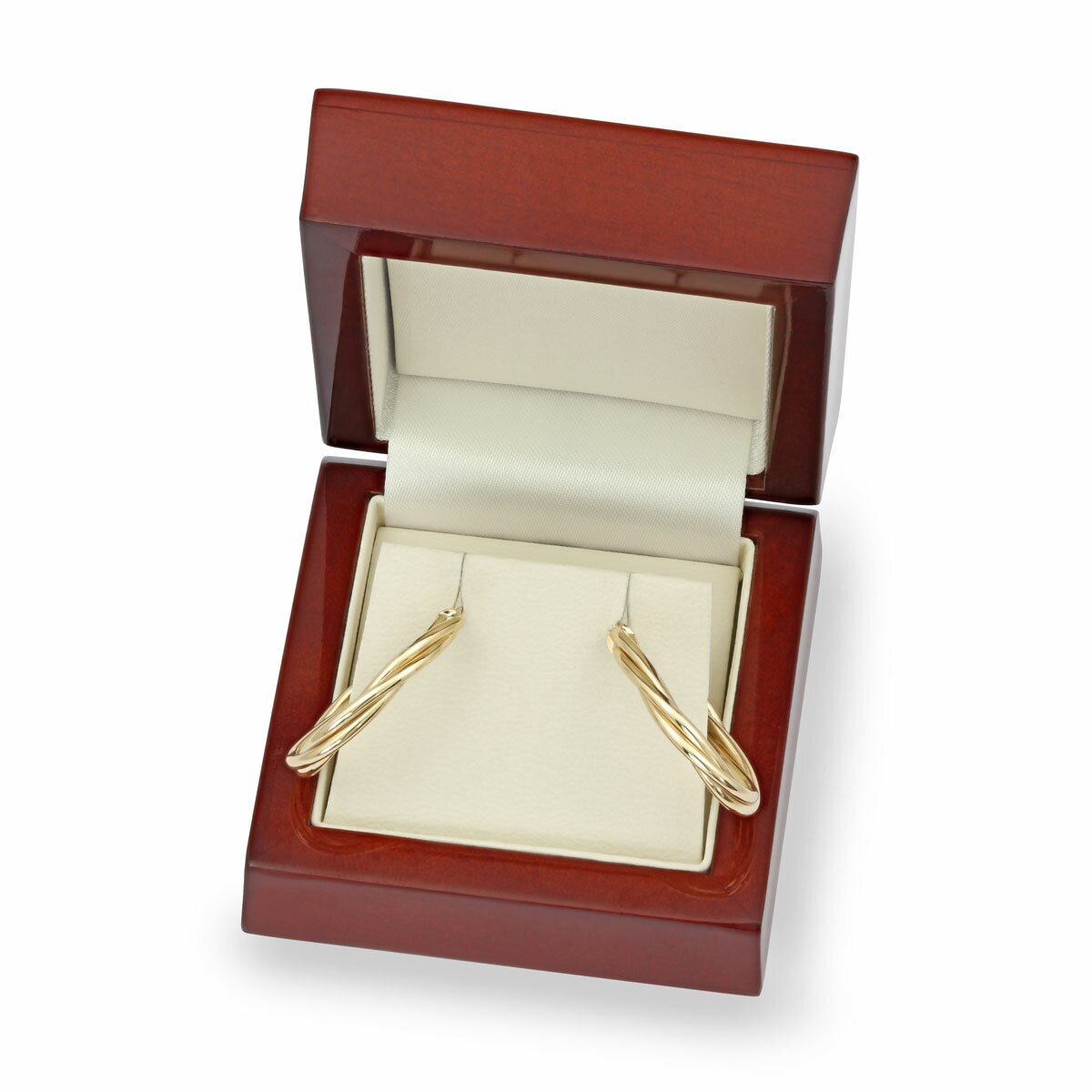 14ct Yellow Gold Twist Stud Earrings