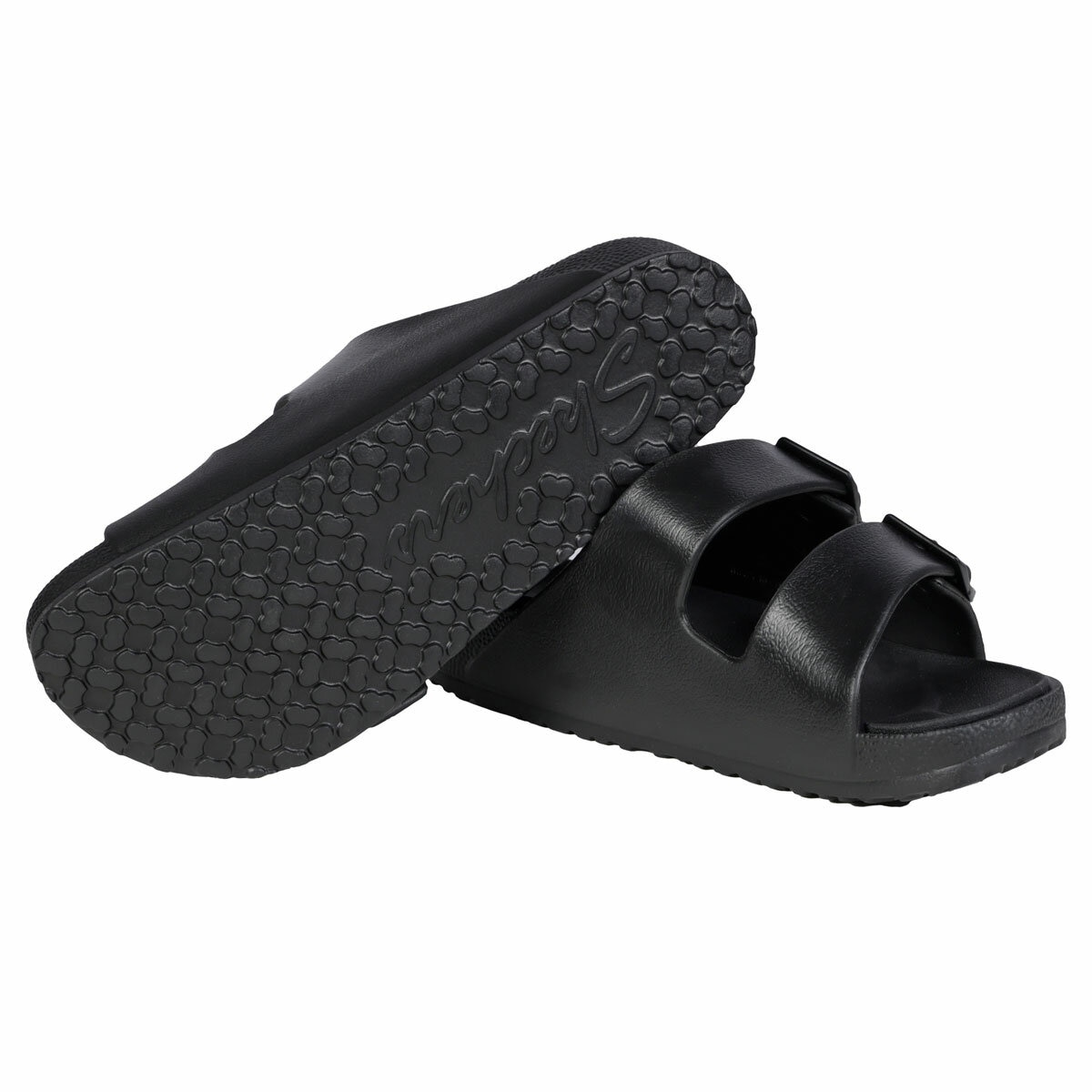 Skechers Ladies Cali Breeze Arch Comfort Sandal in Black