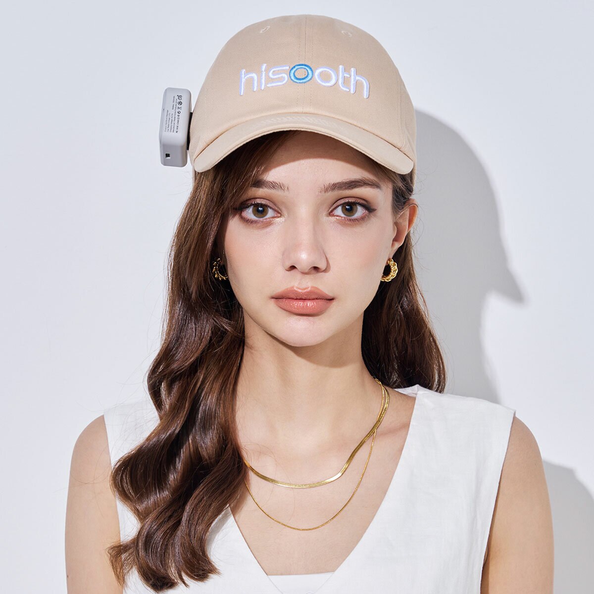 Hisooth H3 Hair Regrowth Scalp Massage Cap with LED Light in Beige, size Small Hisooth H3 Hair Regrowth Scalp Massage Cap with LED Light in Beige, size Small