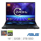 ASUS ROG Zephyrus Duo 16, AMD Ryzen 9, 32GB RAM, 2TB SSD, NVIDIA GeForce RTX 4090, 16 Inch Gaming Laptop, GX650PY-NM010W