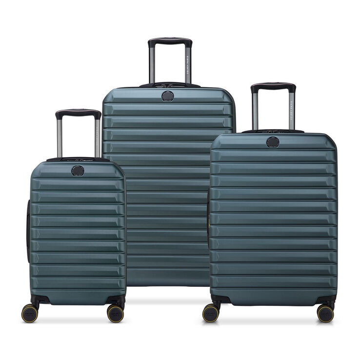 Delsey Helium Edge 2.0 3-piece Hardside Set in Green Delsey Helium Edge 2.0 3-piece Hardside Set in Green