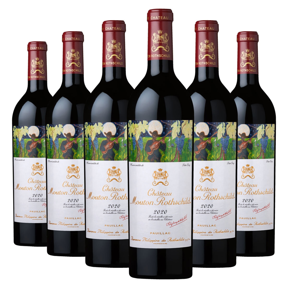 Chateau Mouton Rothschild Pauillac 2020, 6 x 75cl