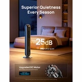 Lifestyle image of Dreo 2-in-1 Tower Fan & Heater with 25dB noise level
