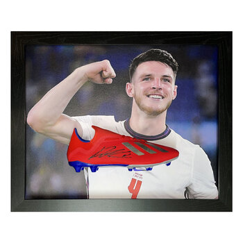 Declan Rice Signed Framed England Football Boot