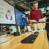 HP 720 Multi-Device Ultra-Fast Rechardgeable Wireless Keyboard and Mouse Combo