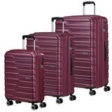 American Tourister Powerstack 3 Piece Luggage Set Spinner Case