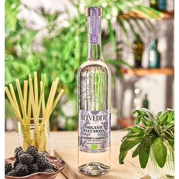 Belvedere Infusions Blackberry and Lemongrass, 70cl