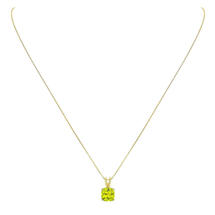 Peridot 14kt Yellow Gold Pendant
