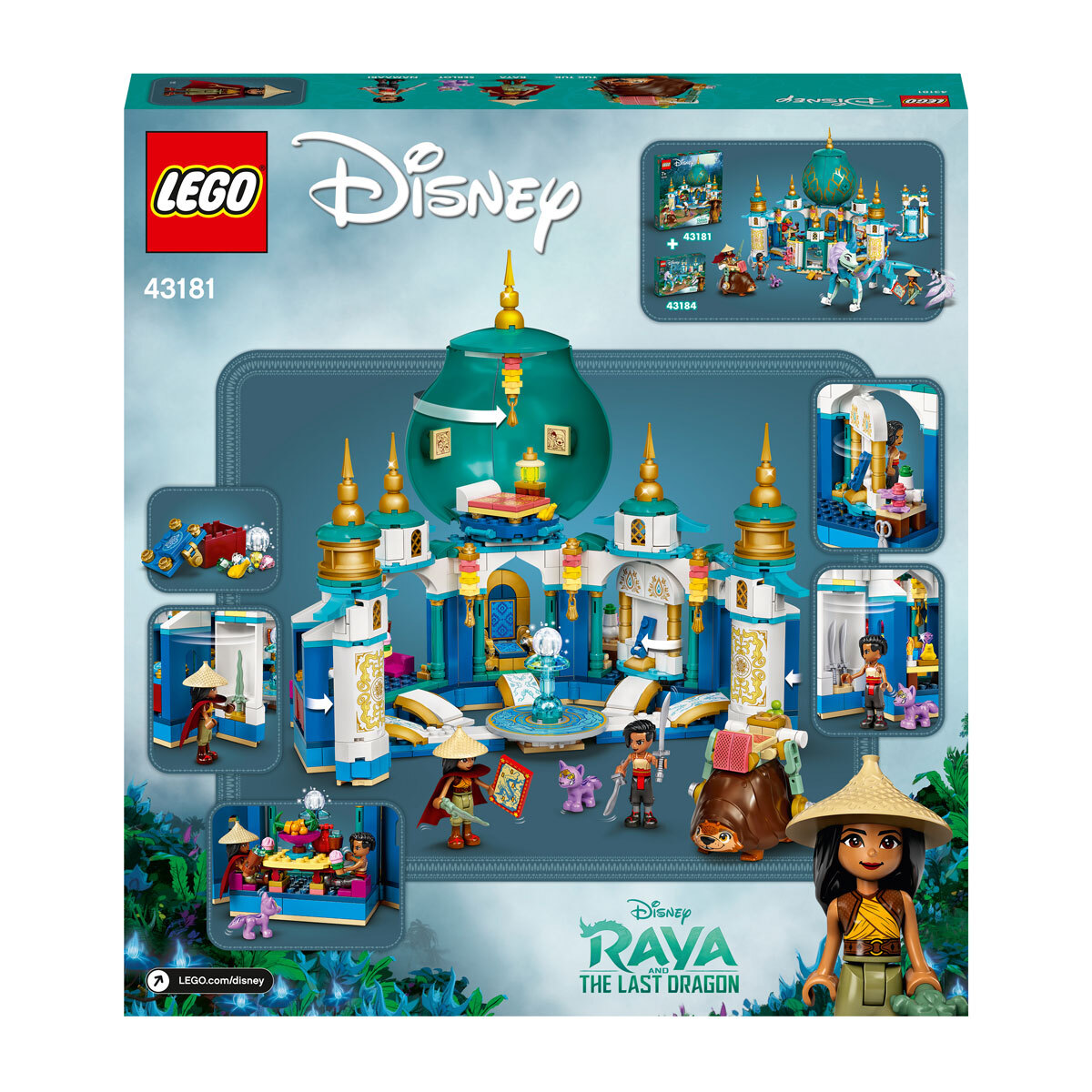LEGO Disney Princess Raya's Palace - Model 43181 (7+ Years)