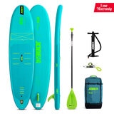 Studio image of the Nera SUP with included accessories Studio image of the Nera SUP with included accessories