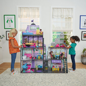 KidKraft 2 In 1 Penthouse & Cafe Dollhouse (3+ Years)