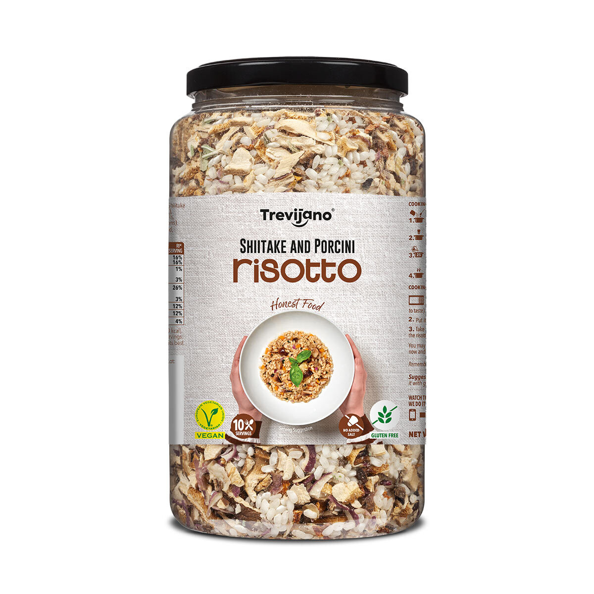 Trevijano Shiitake & Porcini Risotto Mix, 900g