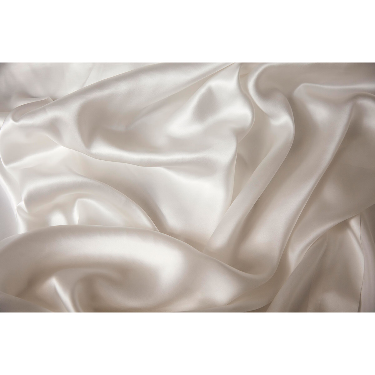 mulberry silk fitted sheet in ivory