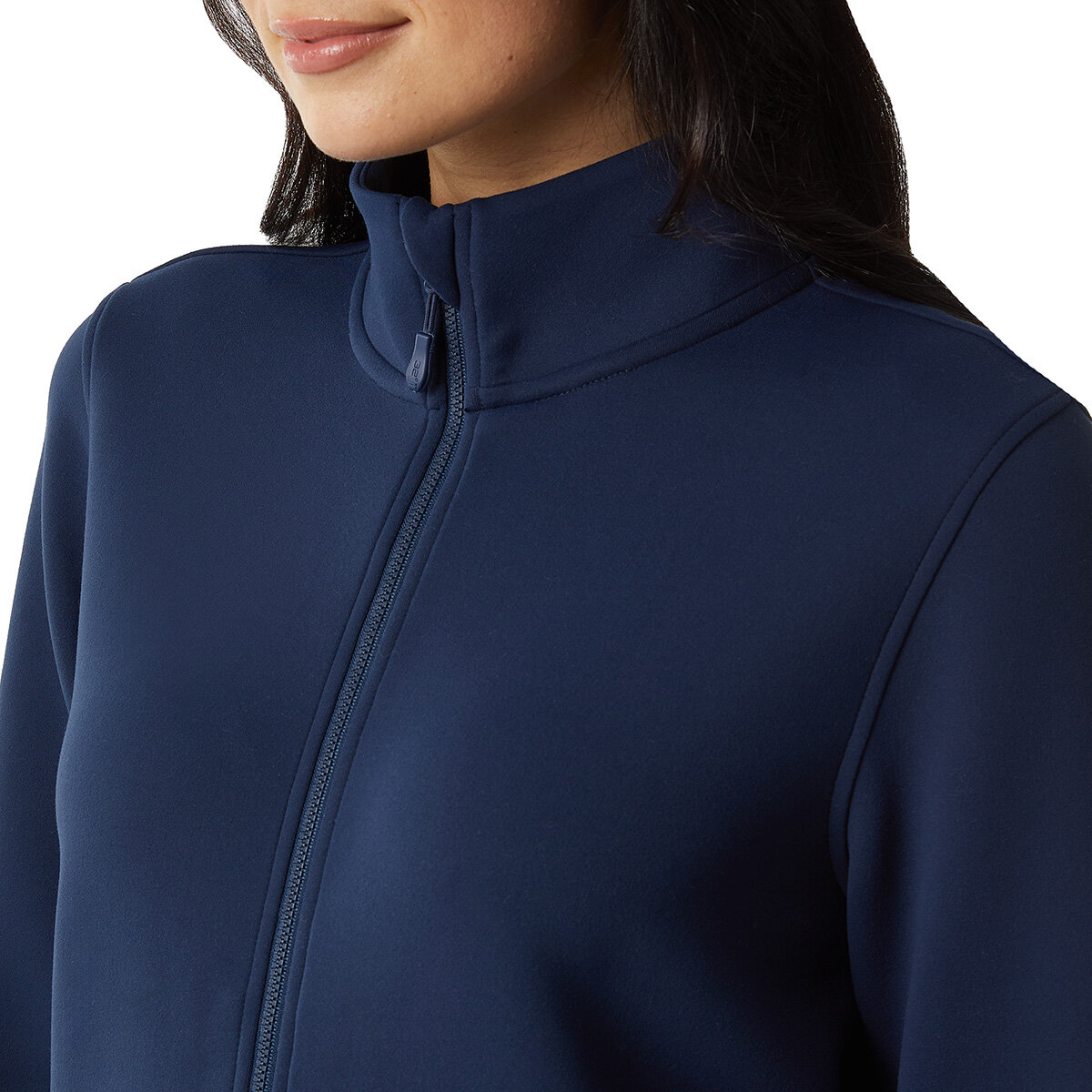 32 Degrees Women's Sueded Tech 1/2 Zip Sweatshirt in Blue
