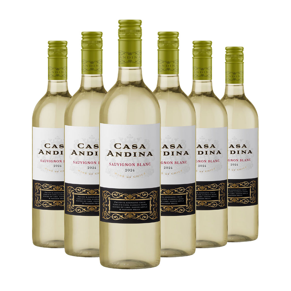 Casa Andina Sauvignon Blanc, 6 x 75cl