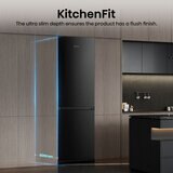 Hisense RB5K330GSFC KitchenFit Fridge Freezer, C Rated in Black Steel