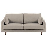 Gallery Oakwood Natural 3 Seater Fabric Sofa