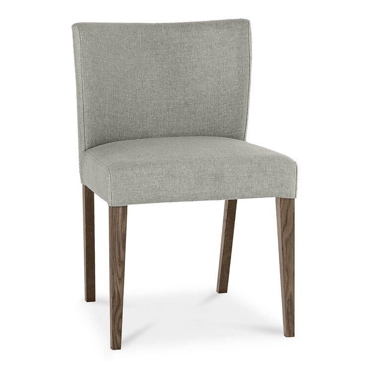 Bentley Designs Milan Low Back Grey Upholstered Dining ...