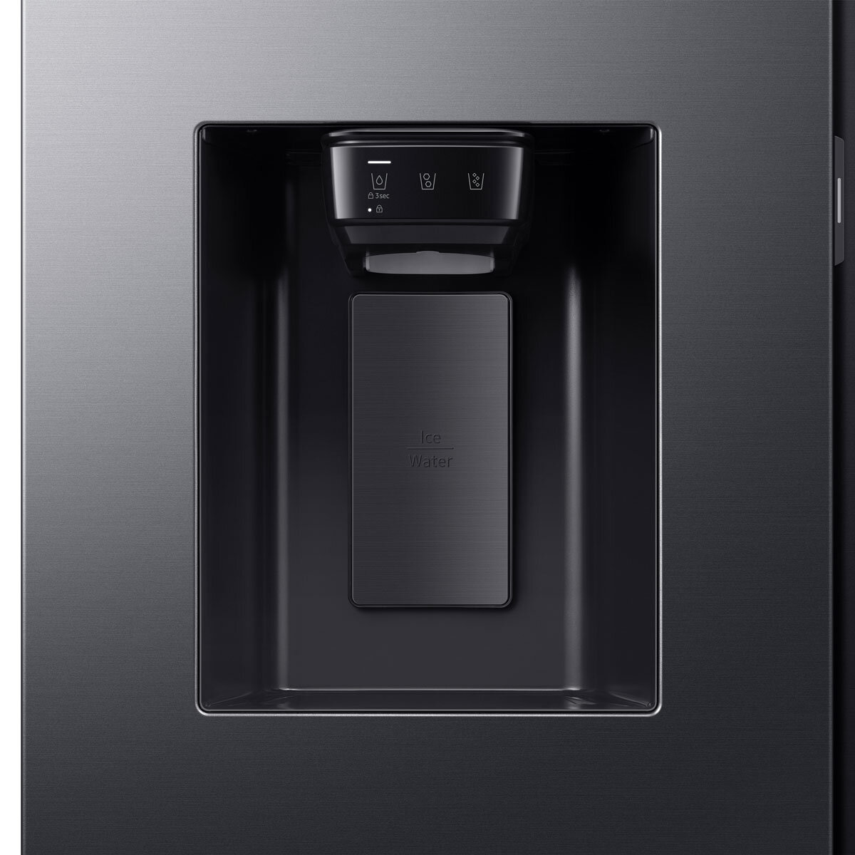 Samsung Bespoke RS80F66KBFEU Side by Side Fridge Freezer, B Rated in Black