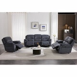 Belagio Grey Fabric Power Recliner 2 Seater Sofa