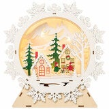 Light Up Wooden Holiday Icons-Set Of 2