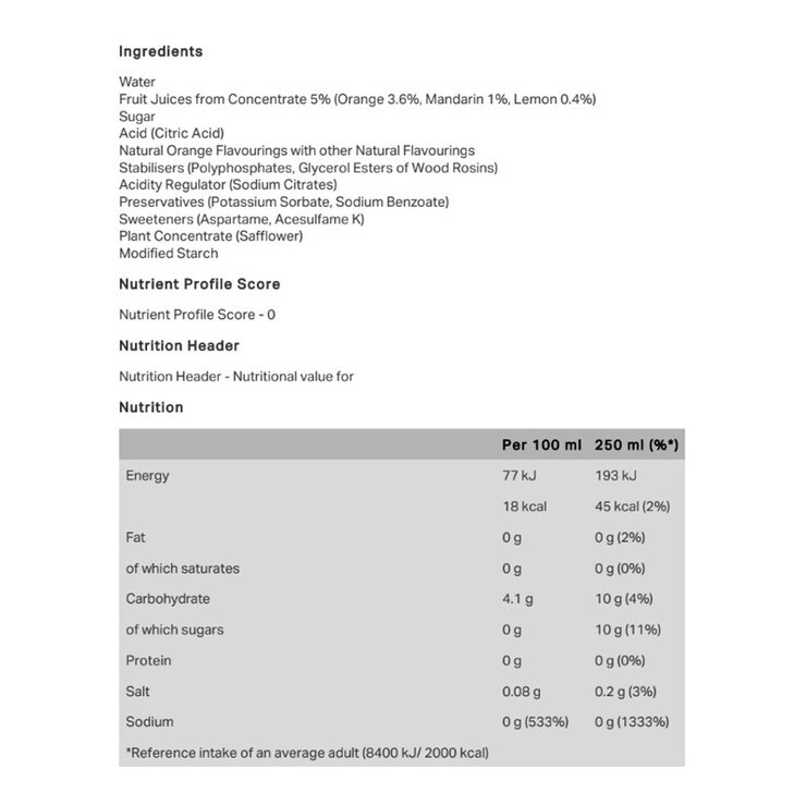 Oasis Citrus Punch PMP, 12 x 500ml