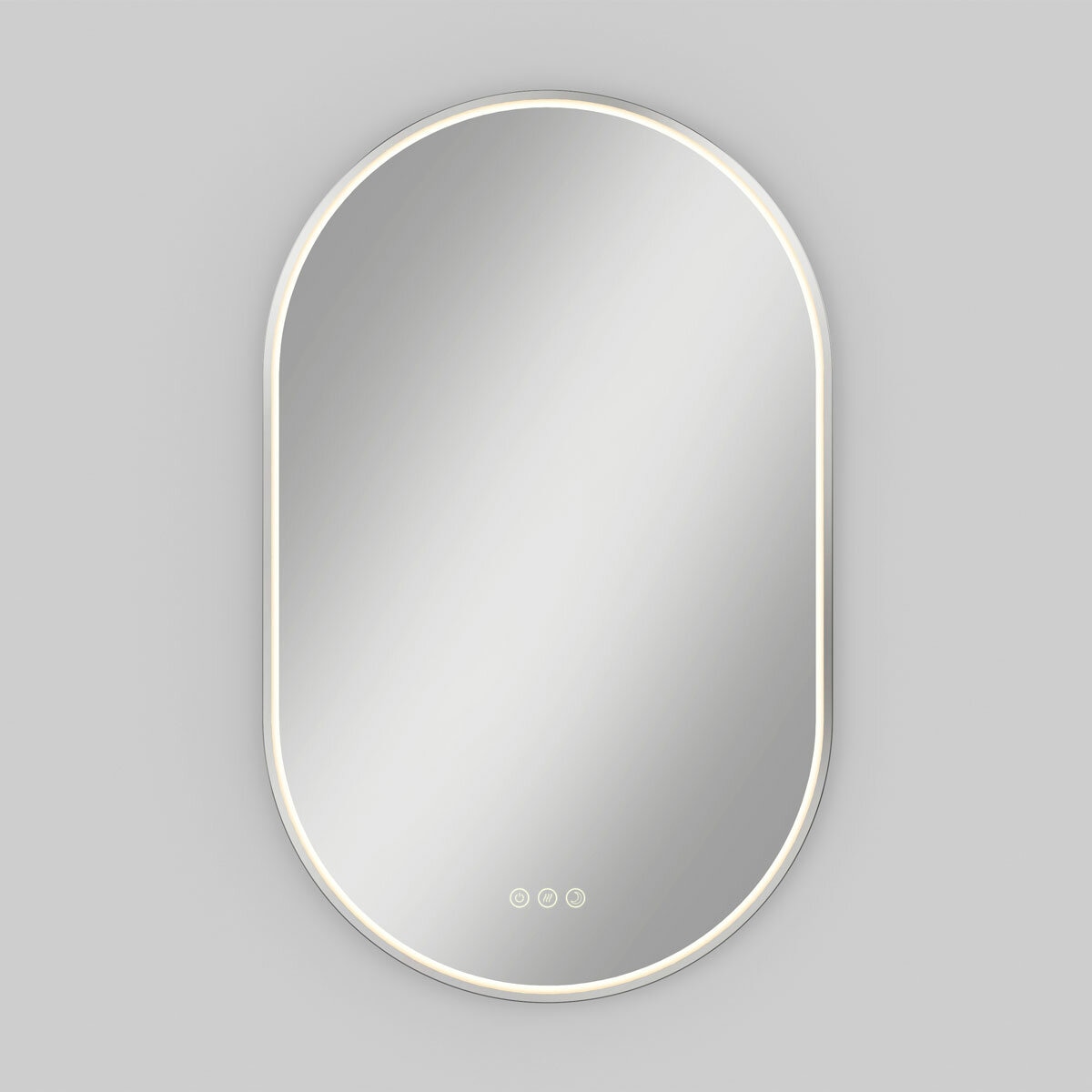 Artika Royce Oval LED Chrome Mirror with Demister Artika Royce Oval LED Chrome Mirror with Demister