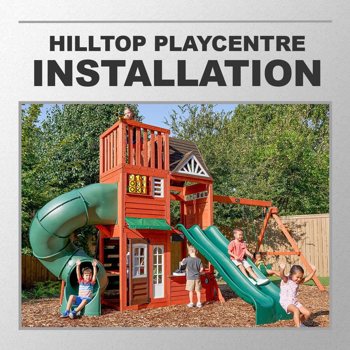 Installation Service for #1373562 Cedar Summit Hilltop Playcentre