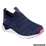 Skechers Solar Fuse-Lite Joy Knit Women's Shoes in Navy Heather