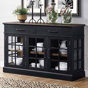Bayside Furnishings Harry Black Sideboard