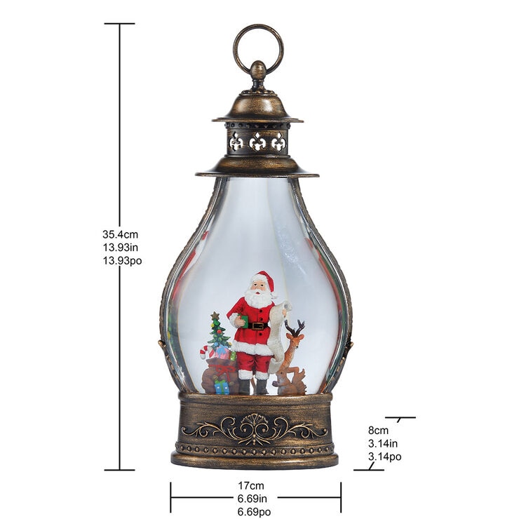 Buy Holiday Scene Lantern with Santa Dimensions Image at Costco.co.uk Buy Holiday Scene Lantern with Santa Dimensions Image at Costco.co.uk