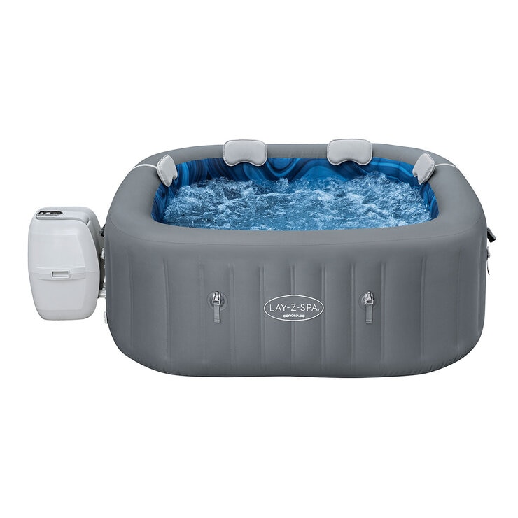 SaluSpa Coronado Energy-Efficient Smart AirJet Inflatable Hot Tub Spa 4-6 person
