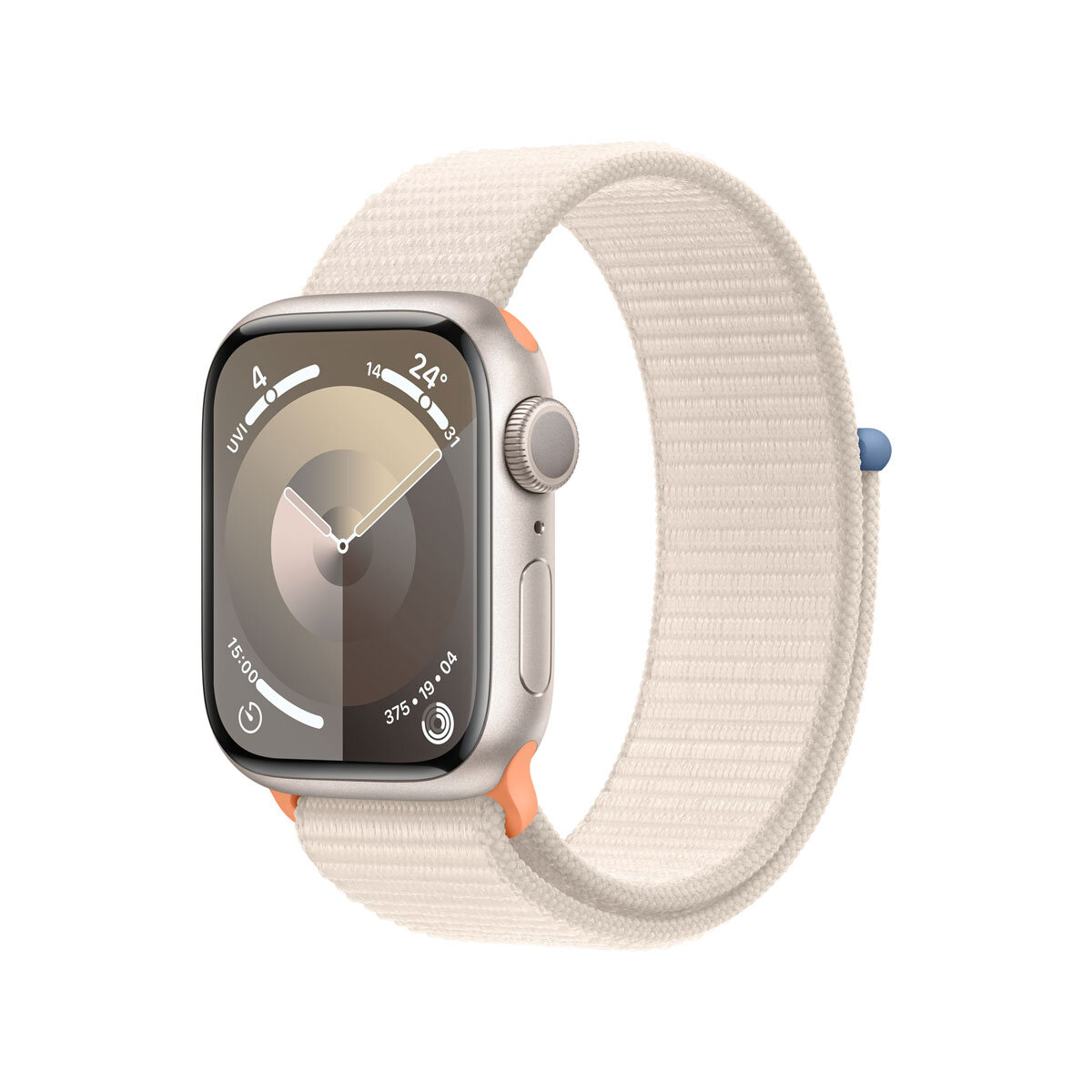 Apple Watch Series 9 GPS, 41mm Starlight Aluminium Case w...