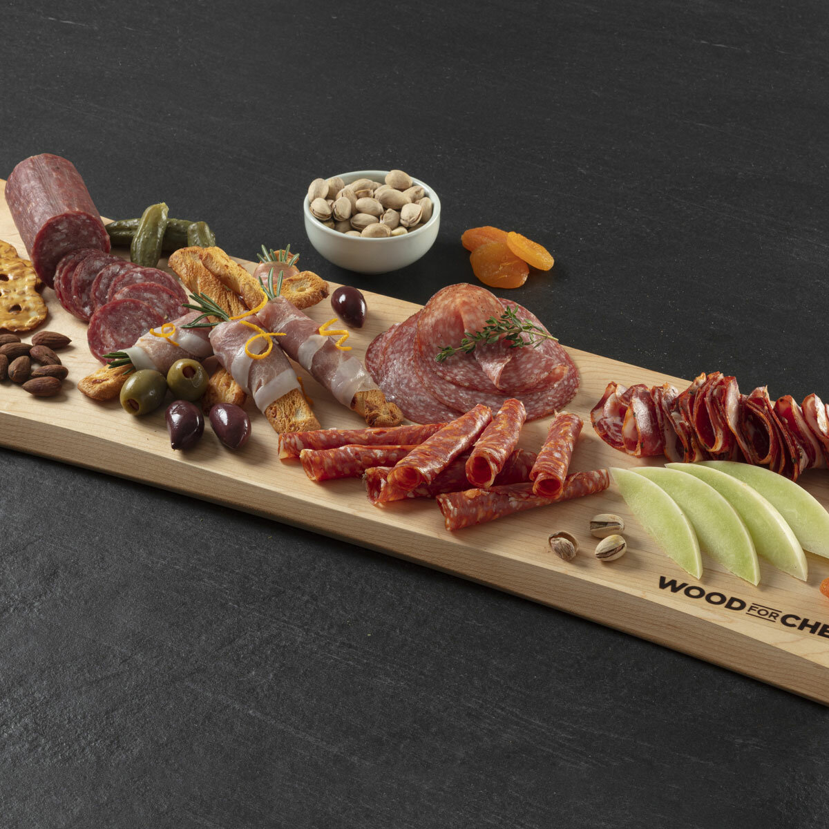 WFC XL Charcuterie Serving Board image with food serving